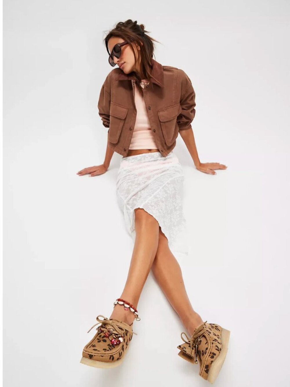 We The Free (Free People) Women's Martha Workwear Jacket In Coco - XL NWT - Picture 5 of 11